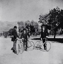 Bicyclists L.E. Hotchkiss & Thomas Neville